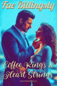 a handrawn, cartoonized image of a business man and woman falling in love as a book cover